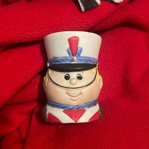 ♥️✨ 1980 Jasco Toy Soldier Head 🎄Sweet Keeper Candy Bisque Porcelain